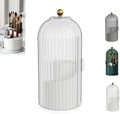 Concealed Toothbrush Holder Tooth Brush Holder with Sliding Lid Makeup Brush Holder with Cover 360° Rotating Dustproof
